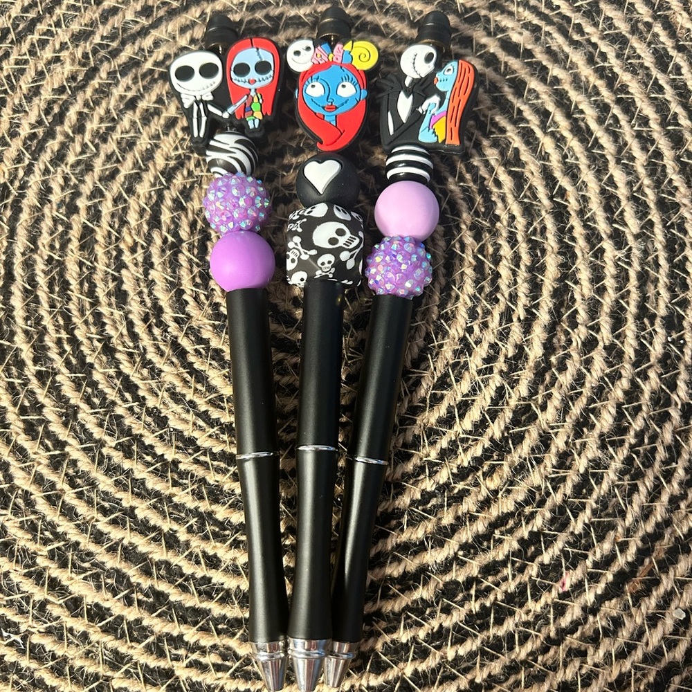 Nightmare Before Christmas Beaded Pen